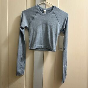 NWT Lululemon Swiftly Tech Cropped Long Sleeve